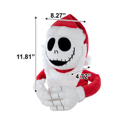 Disney The Nightmare before Christmas Jack Skellington Holiday Plush Tree Hugger 11.5 Inch