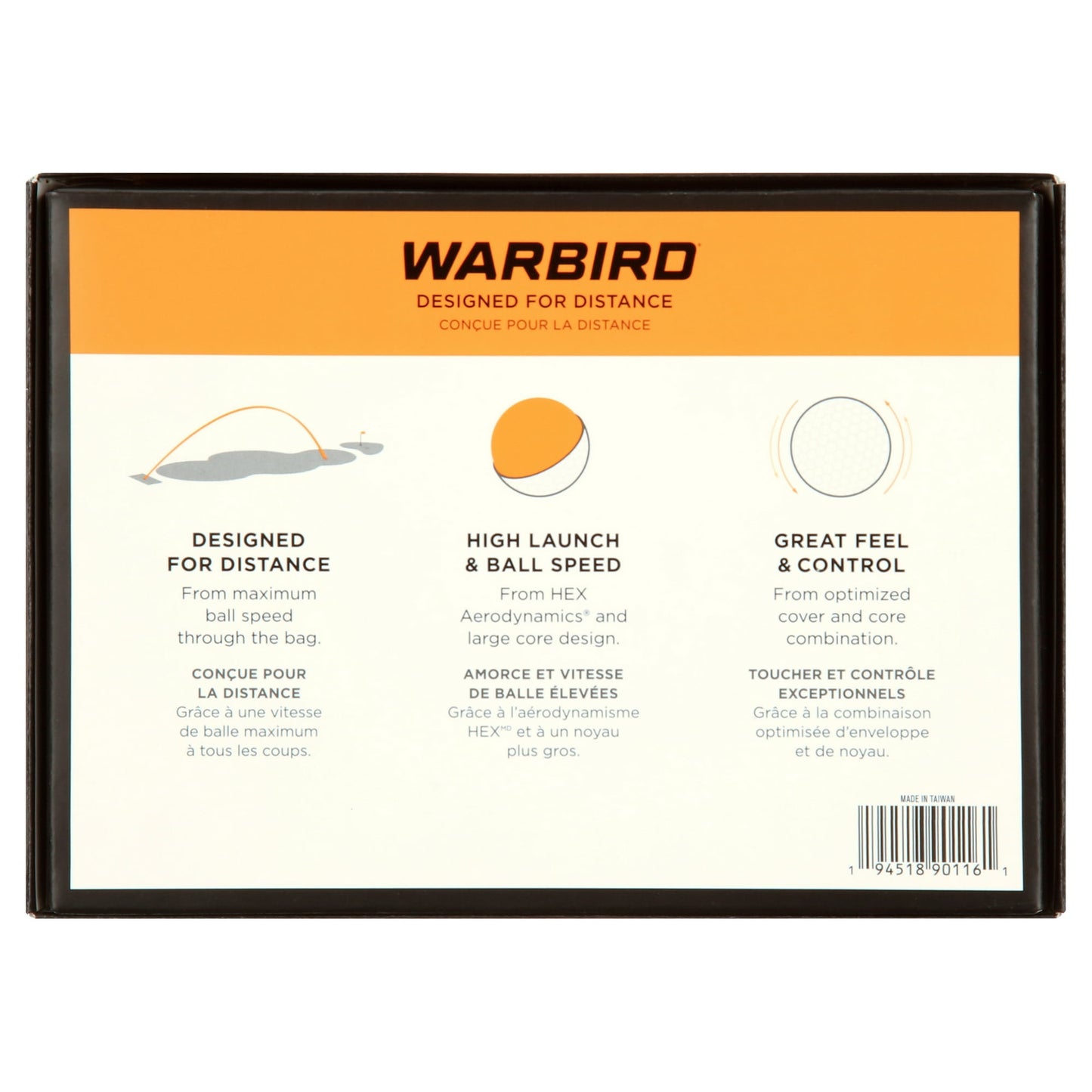 Callaway Golf 2023 Warbird Golf Ball-White 12pk