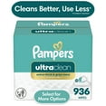 Pampers Free & Gentle Ultra Clean Baby Wipes, 12-Pack 936 Wipes (Select for More Options)