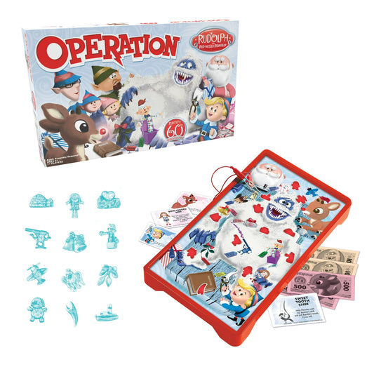 Operation¨ Rudolph The Red Nosed Reindeer 60th Anniversary Board Game, by USAopoly