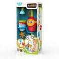 Yookidoo Toddler Bath Toy - Flow N Fill Spout - Three Stackable Play Cups and Water Spray Spout For Kids Bathtime Fun