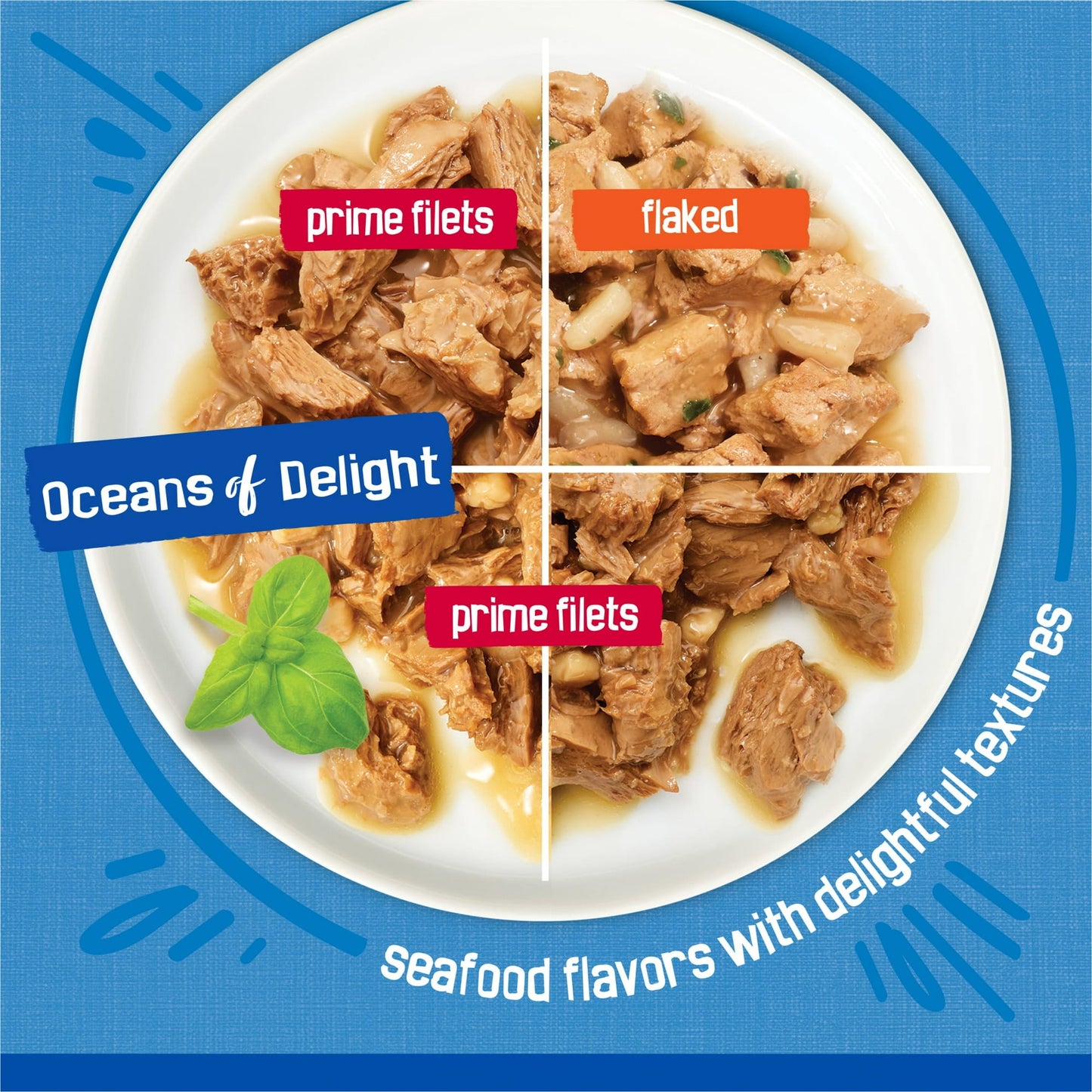 Purina Friskies Ocean Of Delight Gravy Variety Pack, Wet Cat Food, 5.5 oz Cans, 40 Pack