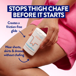 Megababe Thigh Rescue Anti-Chafe Stick, Prevents Skin Chafe & Irritation, 2.12 oz