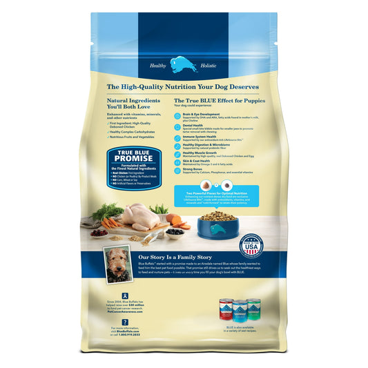 Blue Buffalo Life Protection Formula Puppy Dry Dog Food, Chicken & Brown Rice, 5 lbs.