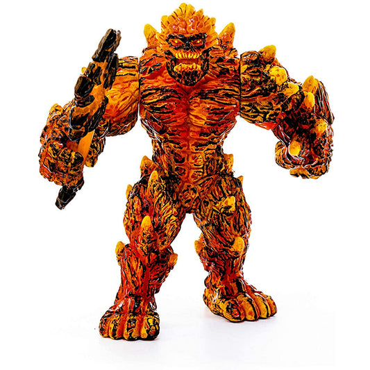 Schleich - Eldrador Creatures: Lava Golem Monster with Magic Axe Toy Action Figure,1 Pc