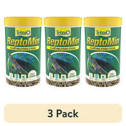(3 pack) Tetra ReptoMin Floating Food Sticks for Aquatic Turtles, Newts and Frogs, 2.83 oz
