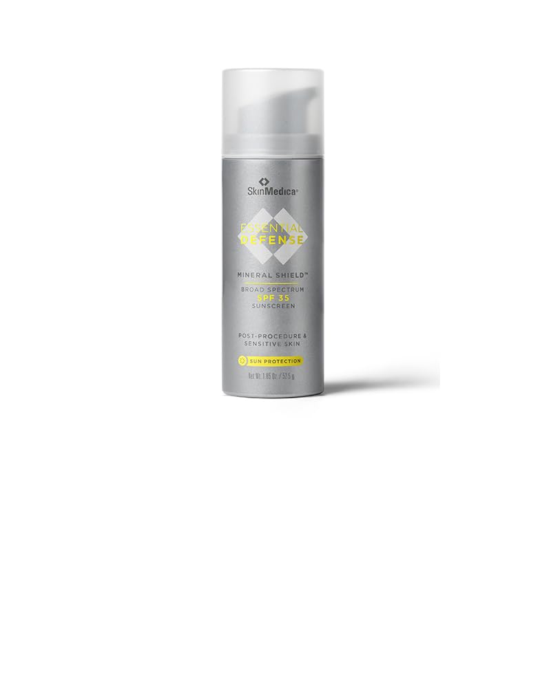 SkinMedica Essential Defense Mineral Shield SPF Sunscreen for Face. This Lightweight, Facial Sunscreen is Ideal for Oily and/or Combination Skin, 1.85 Oz