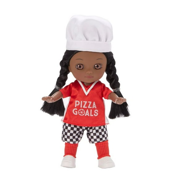 Madame Alexander It's All Me!¨ 8-Inch Doll, Soccer + Chef Dark Skin Tone/Brown Eyes/Black Hair