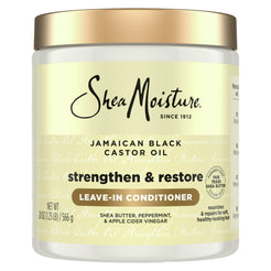 SheaMoisture Shampoo and Conditioner 13 oz ea + Leave in Conditioner 20oz Jamaican Black Castor Oil