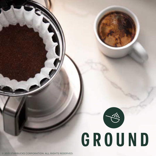 Starbucks Arabica Beans Italian Roast, Dark Roast, Ground Coffee, 18 oz