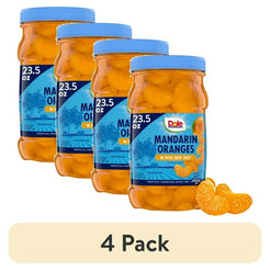 (4 pack) Dole Mandarin Oranges in 100% Fruit Juice, 23.5 oz Jar