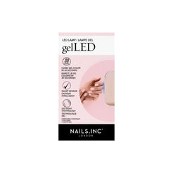 Nails.INC x Sensationail GelLED Gel Nails Nude LED Lamp, Flash Cures in 15 and 30 Seconds