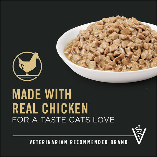 Purina Pro Plan Urinary Tract Health, Chicken, Wet Cat Food, 3 oz Cans, 24 Pack