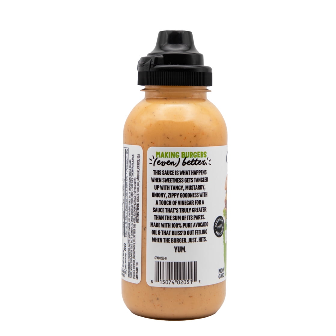 (3 pack) Chosen Foods Burger Sauce made with 100% Pure Avocado Oil 9 fl Oz