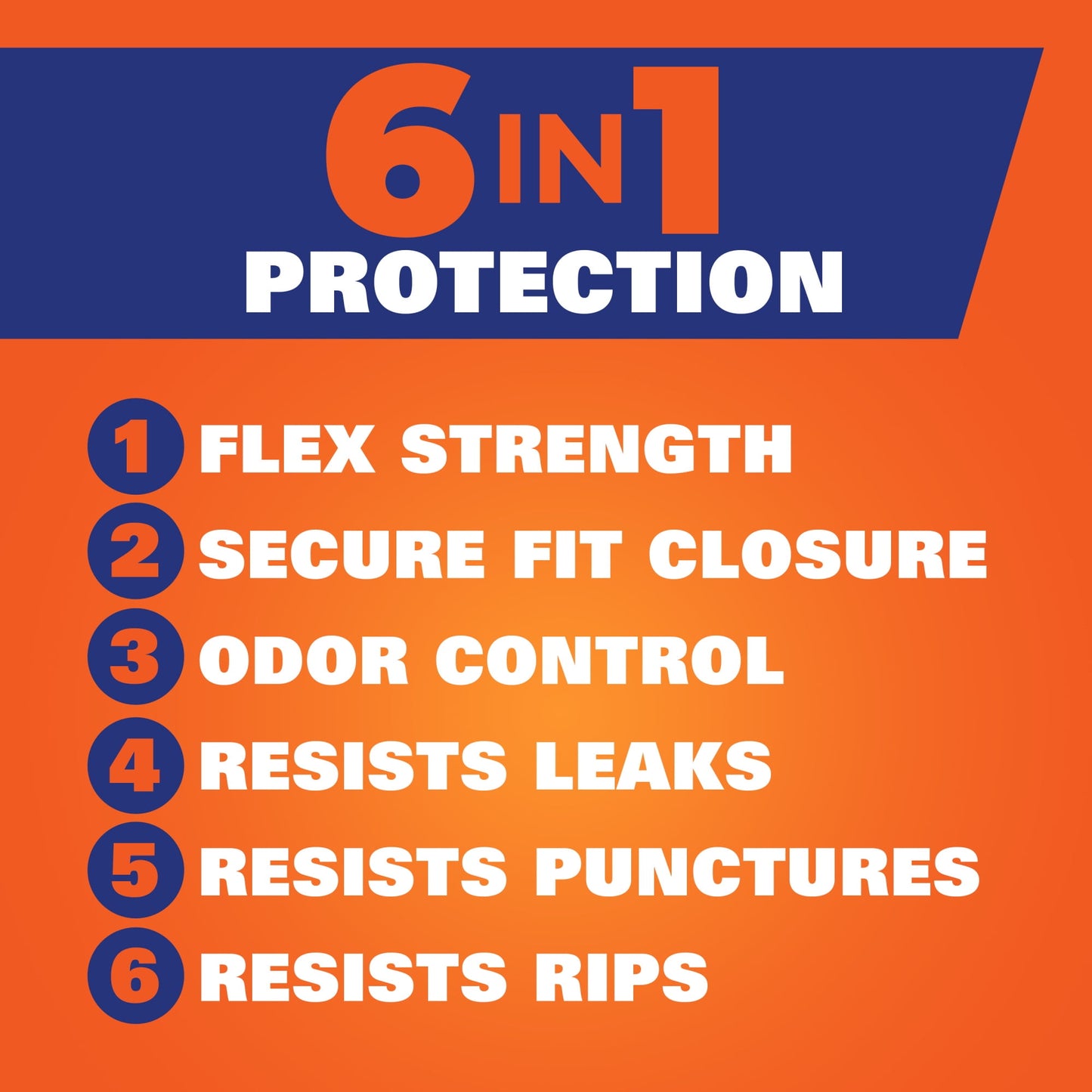 Hefty Ultra Strong 13 gallon Trash Bags, Tall Kitchen Trash Bags, White, Fabuloso Scent, 80 Bags