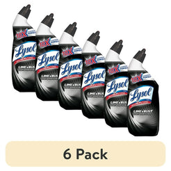 (6 pack) Lysol Cleaning and and Disinfecting Toilet Bowl Gel, Removes Lime and Rust, Liquid, 24oz