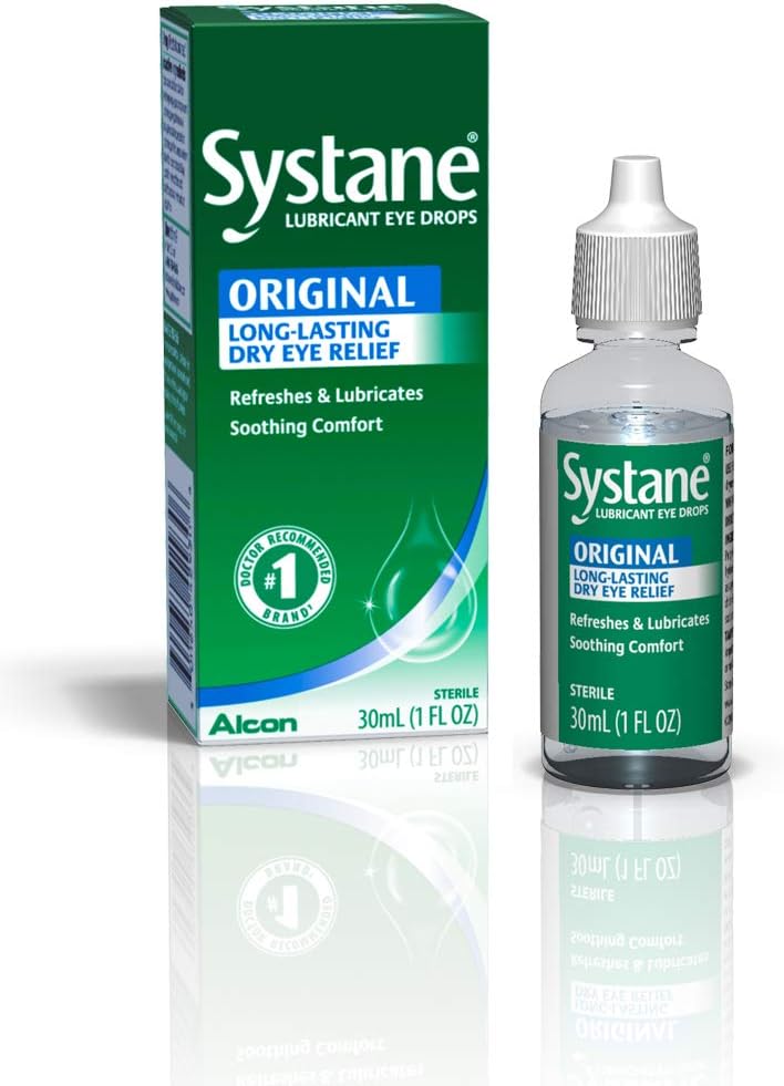 Systane Long Lasting Lubricant Eye Drops, 1 Fl. Oz (Pack of 1)