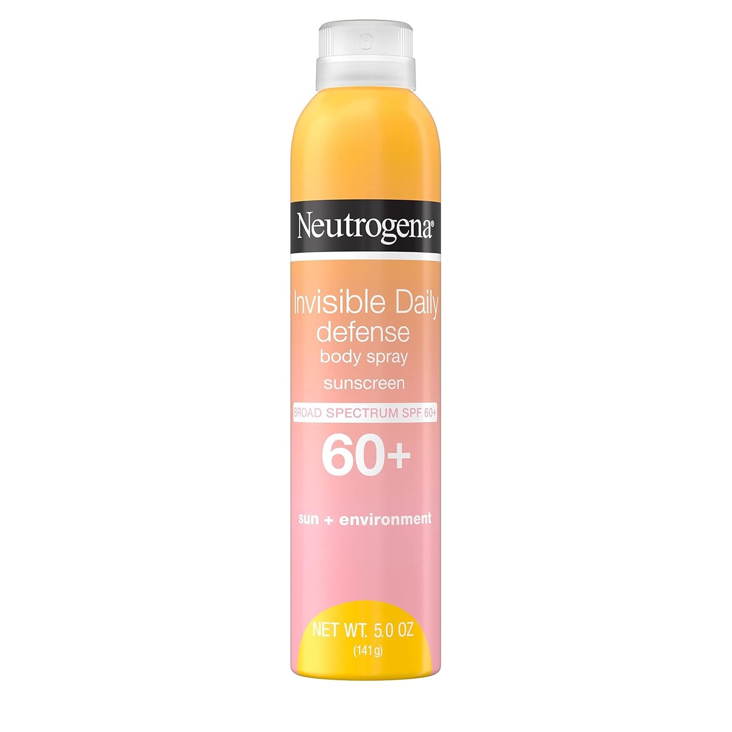 Neutrogena Invisible Daily Defense Body Sunscreen Spray, Broad Spectrum SPF 60+, Oxybenzone-Free & Water-Resistant, Sun & Environmental Aggressor...