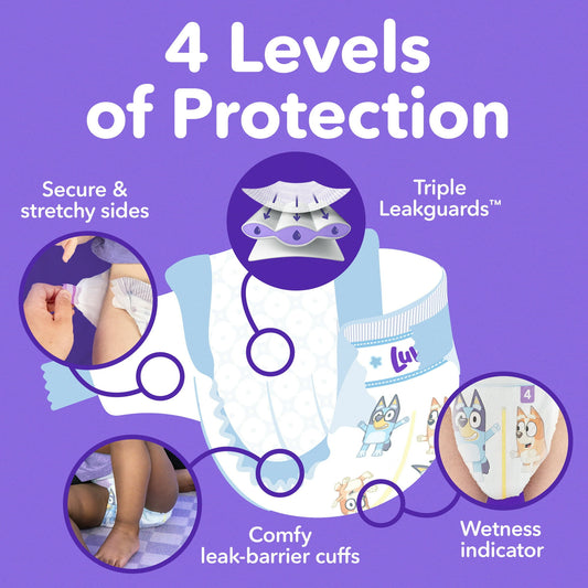 Luvs Platinum Protection Baby Diapers Size 4, 164 Count (Select for More Options)
