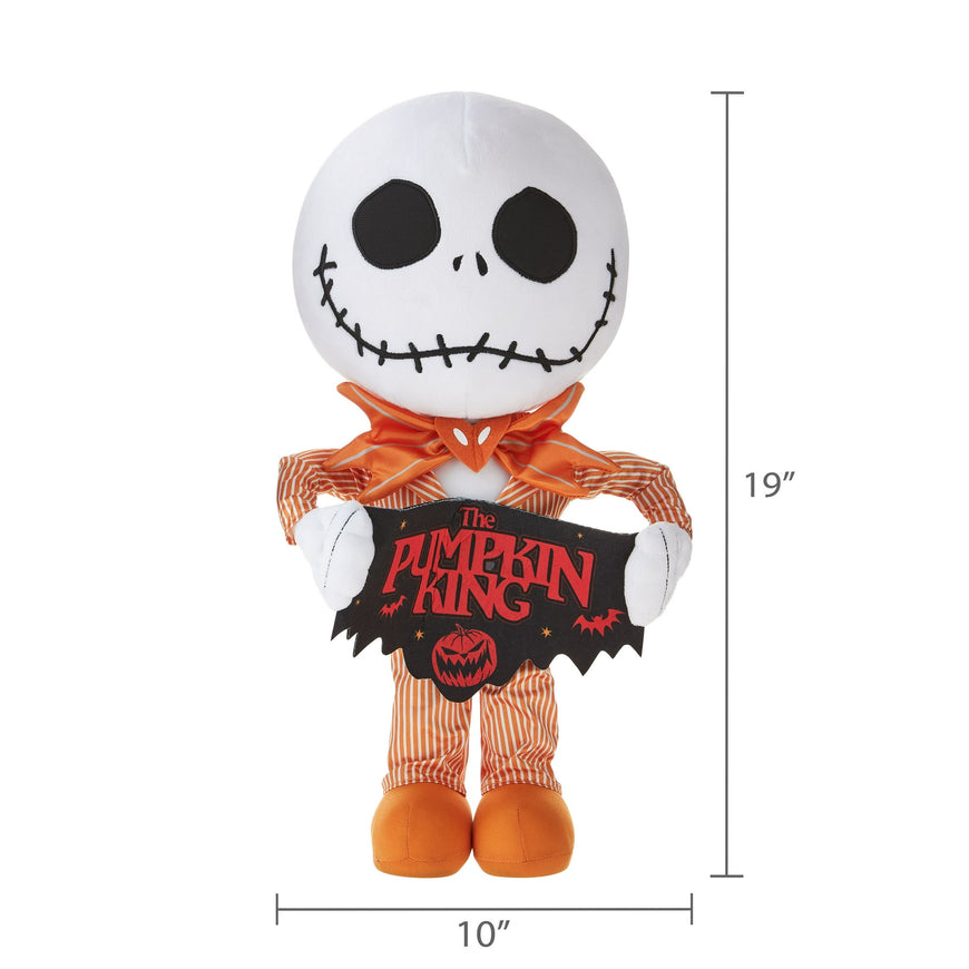 Halloween Porch Greeter Jack Skellington Disney 9.44 in x 7.08 in x 18.50 in 1.04 lb Ð Indoor/Outdoor Halloween Decoration