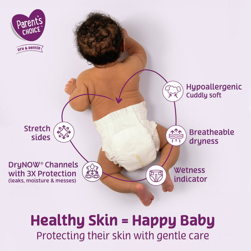 Parent's Choice Dry & Gentle Diapers Size 3, 126 Count (Select for More Options)