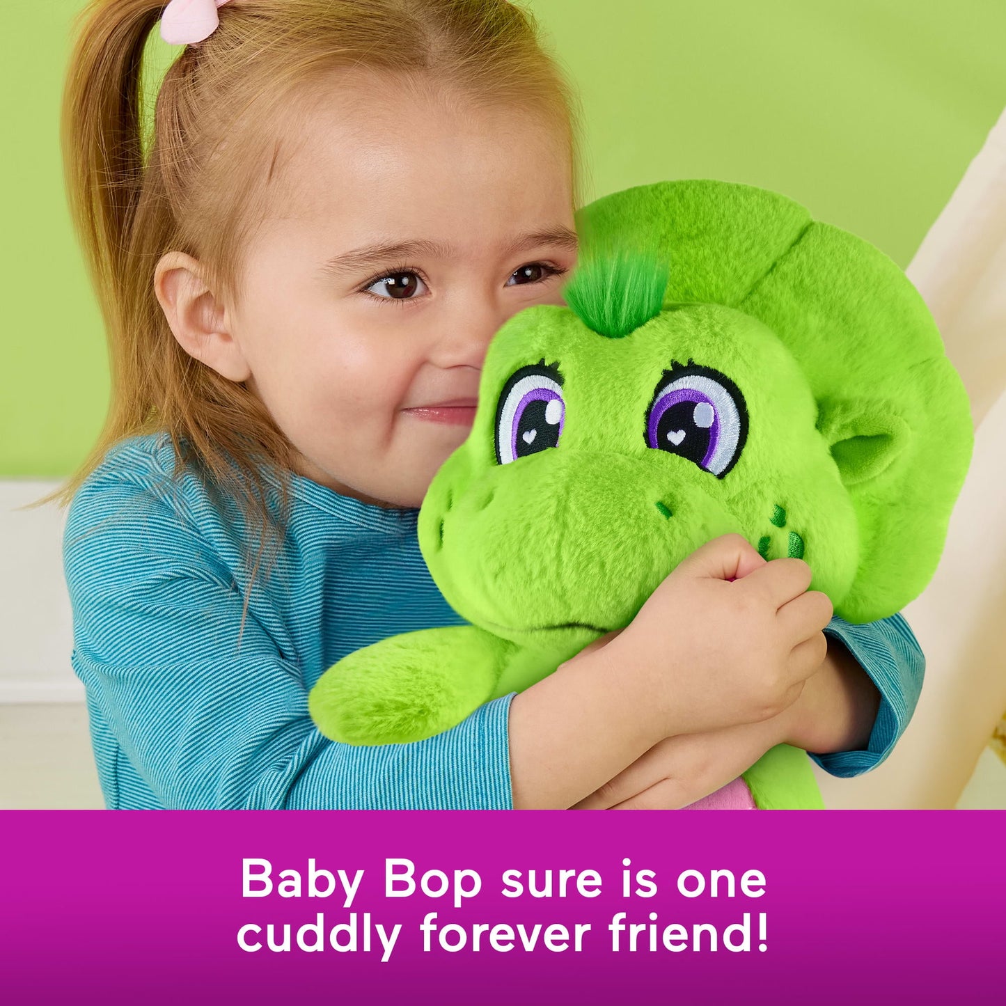 Fisher-Price BarneyÕs World Baby Bop Plush, 12-inch Figure, Soft & Cuddly Texture
