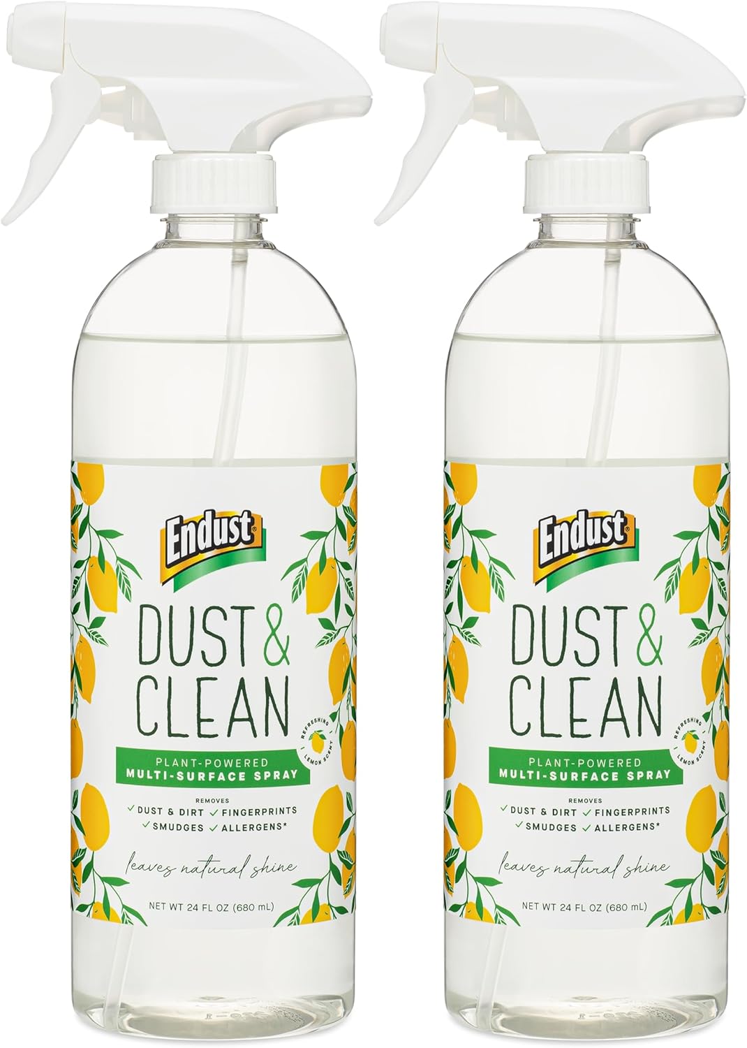 Endust Plant-based Multi-surface Dusting & Cleaning Spray, 24 Fl Oz (Pack of 2)