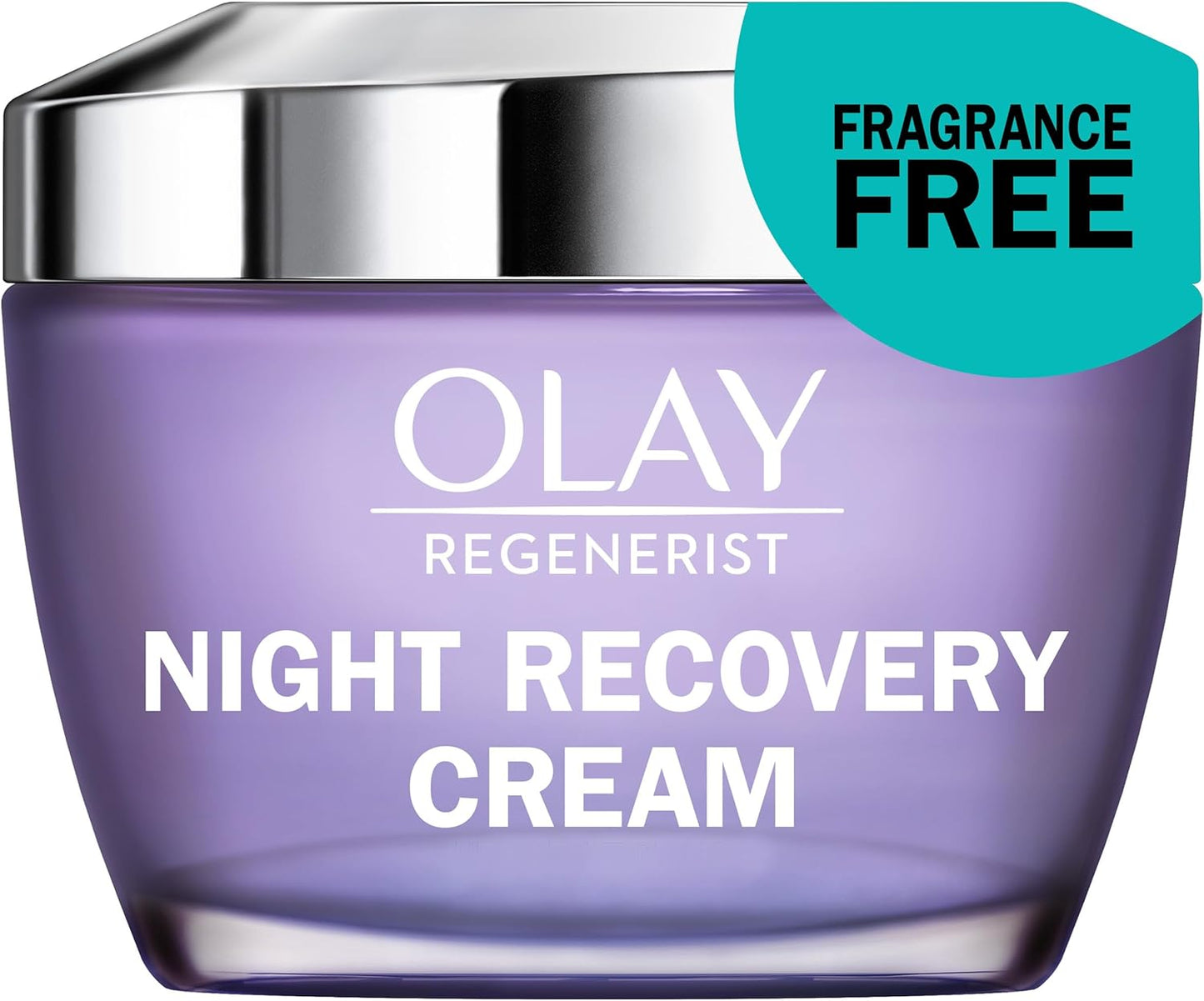 Olay Regenerist Night Recovery Cream Face Moisturizer, Fragrance Free, 1.7 oz