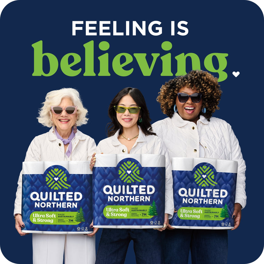 Quilted Northern Ultra Soft & Strong 2-Ply Toilet Paper, 12 Mega Rolls