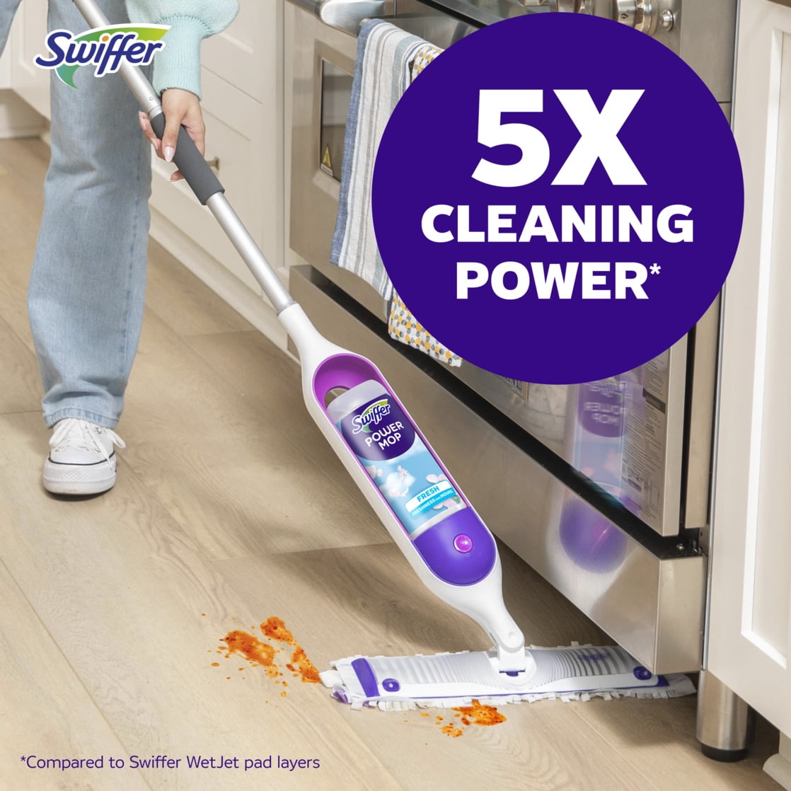 Swiffer Power Mop, Floor Cleaner, Tile, Vinyl, Laminate, Wood, Floor Cleaner, Cleaning Set