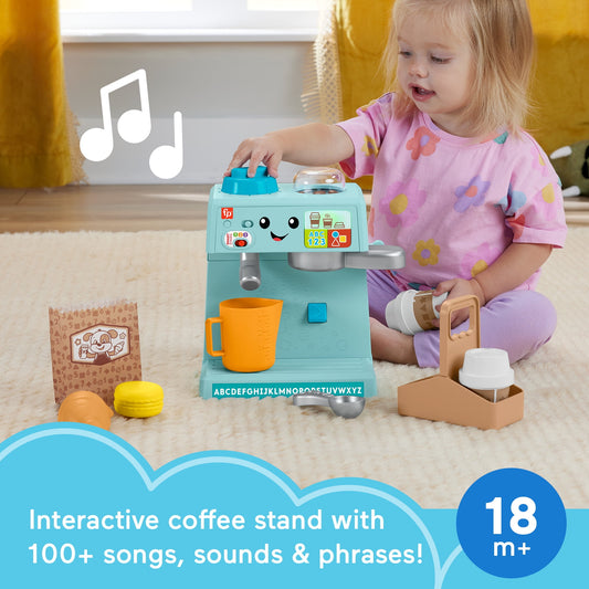 Fisher-Price Laugh & Learn Learn & Serve Coffee CafŽ Toddler Electronic Toy, 10 Play Pieces