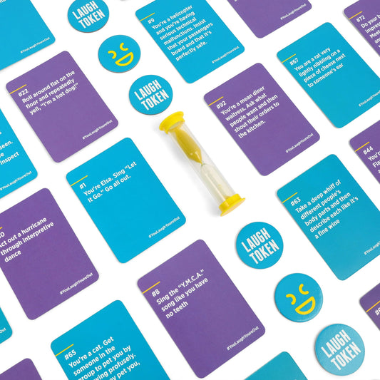 You Laugh You're Out - The Family Party Game Where If You Laugh, You Lose. Great for Big Groups & Kids
