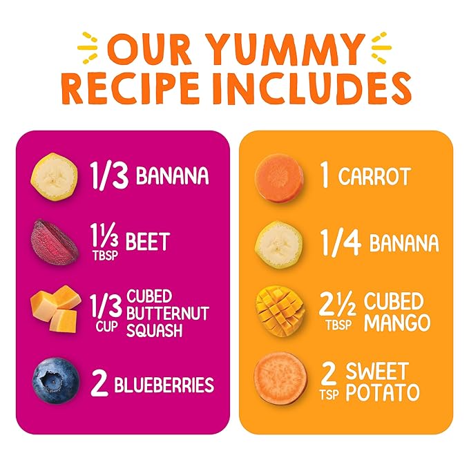 HAPPYTOT Organics Stage 4 Baby Food Pouches, Gluten Free, Vegan Snack, Love My Veggies, Fruit & Veggie Puree, Variety Pack, 4.22 Ounce (Pack of 16)