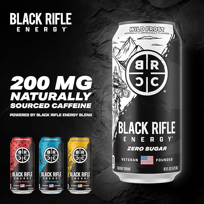 Black Rifle Coffee Company Wild Frost, 16 oz, 12 ct