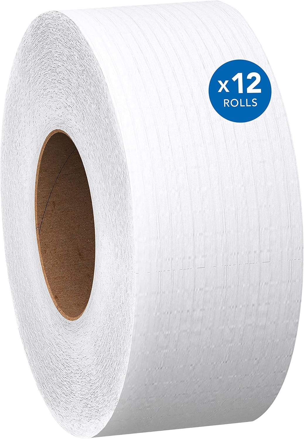 Scott® 100% Recycled Fiber High-Capacity Jumbo Roll Toilet Paper, Bulk (67805), 2-Ply, White, Non-perforated (1,000'/Roll, 12 Rolls/Case, 12,000'/Case)