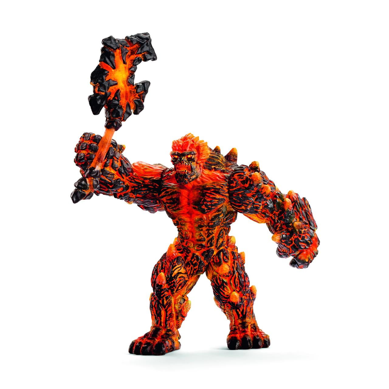 Schleich - Eldrador Creatures: Lava Golem Monster with Magic Axe Toy Action Figure,1 Pc