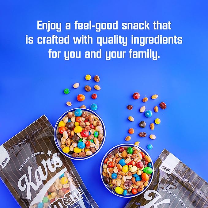 KarÕs Nuts Caramel 'N Chocolate with M&M'S Candies Trail Mix, 20 oz Ð Resealable Pouch (Pack of 6), Gluten-Free Trail Mix Snack