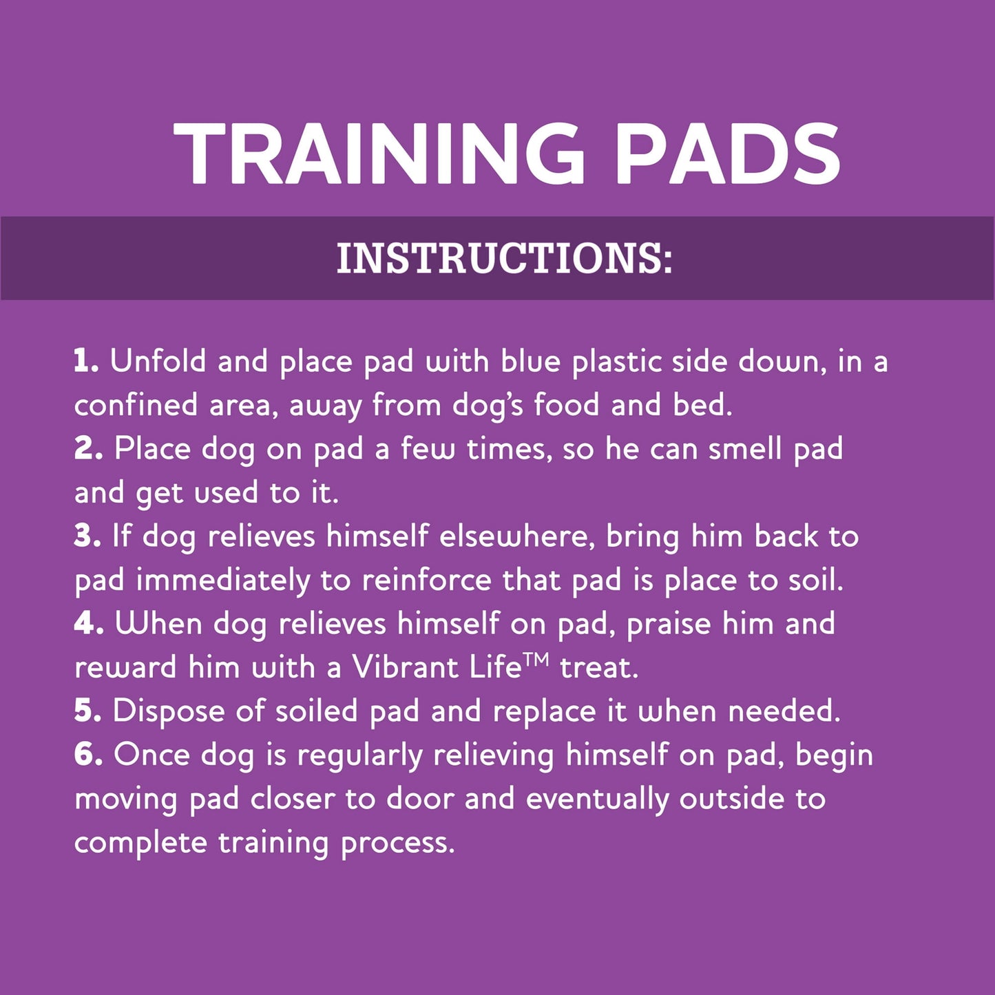 Vibrant Life Training Pads Ð Super Absorbent, Leak Proof, & Fast Dry Dog and Puppy Pee Pads Ð XXL 30_in x 36_in, 40_Count