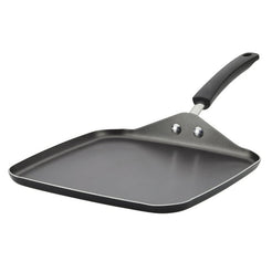 Farberware Easy Clean Griddle Pan - 11 Inch Nonstick Grill Pan, Dishwasher Safe, Oven Safe to 350¡F, Black