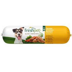 Freshpet Fresh Dog Food, Tender Chicken Recipe, Slice & Serve Roll, 6 lb.