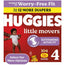 Huggies Little Movers Baby Diapers, Size 4 (22-37 lbs), 116 Count (Select for More)