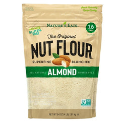 NatureÕs Eats Premium Blanched Almond Flour for Baking, Keto & Paleo Friendly, Gluten-Free, Non-GMO, Kosher Certified, 4 lb Bag