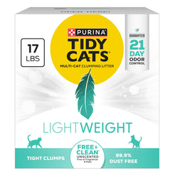 Purina Tidy Cats LightWeight_Free and Clean Unscented Clumping Cat Litter