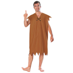 RUBIES II Barney Rubble Fancy-Dress Costume for Men with Classic Design