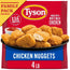 Tyson White Meat Chicken Nuggets, Family Pack, 64 oz (Frozen, Fully Cooked)