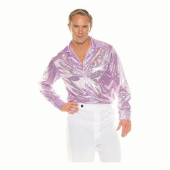Underwraps Mens Circles Disco T-shirt Costume - One Size Fits Most