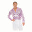 Underwraps Mens Circles Disco T-shirt Costume - One Size Fits Most