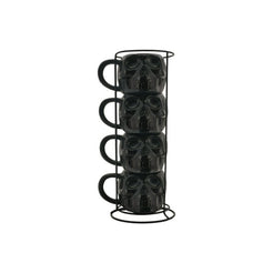Way To Celebrate Halloween Skull Mug Stack