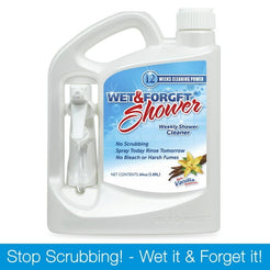 Wet & Forget Shower Cleaner Spray, Vanilla Scent, 64 oz