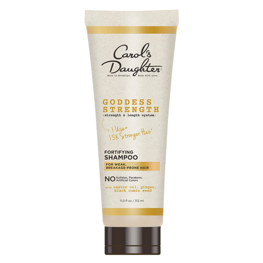(2 pack) Carol's Daughter Goddess Strength Adult Sulfate Free Moisturizing Shampoo with Castor Oil, 11 fl oz